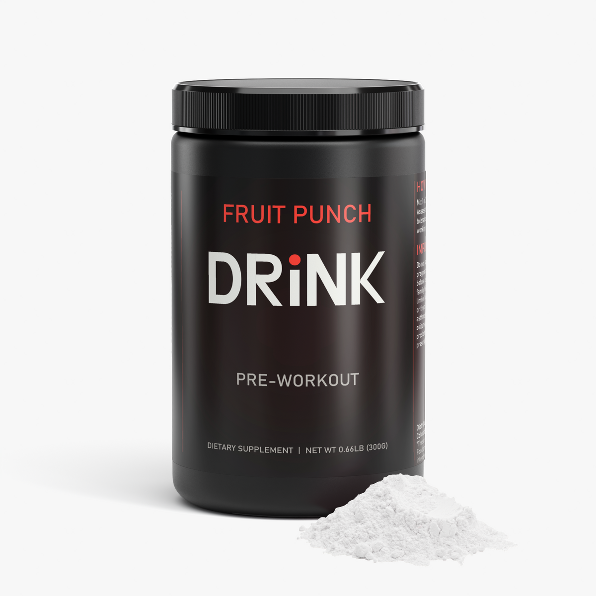 Fruit Punch Pre-Workout Powder
