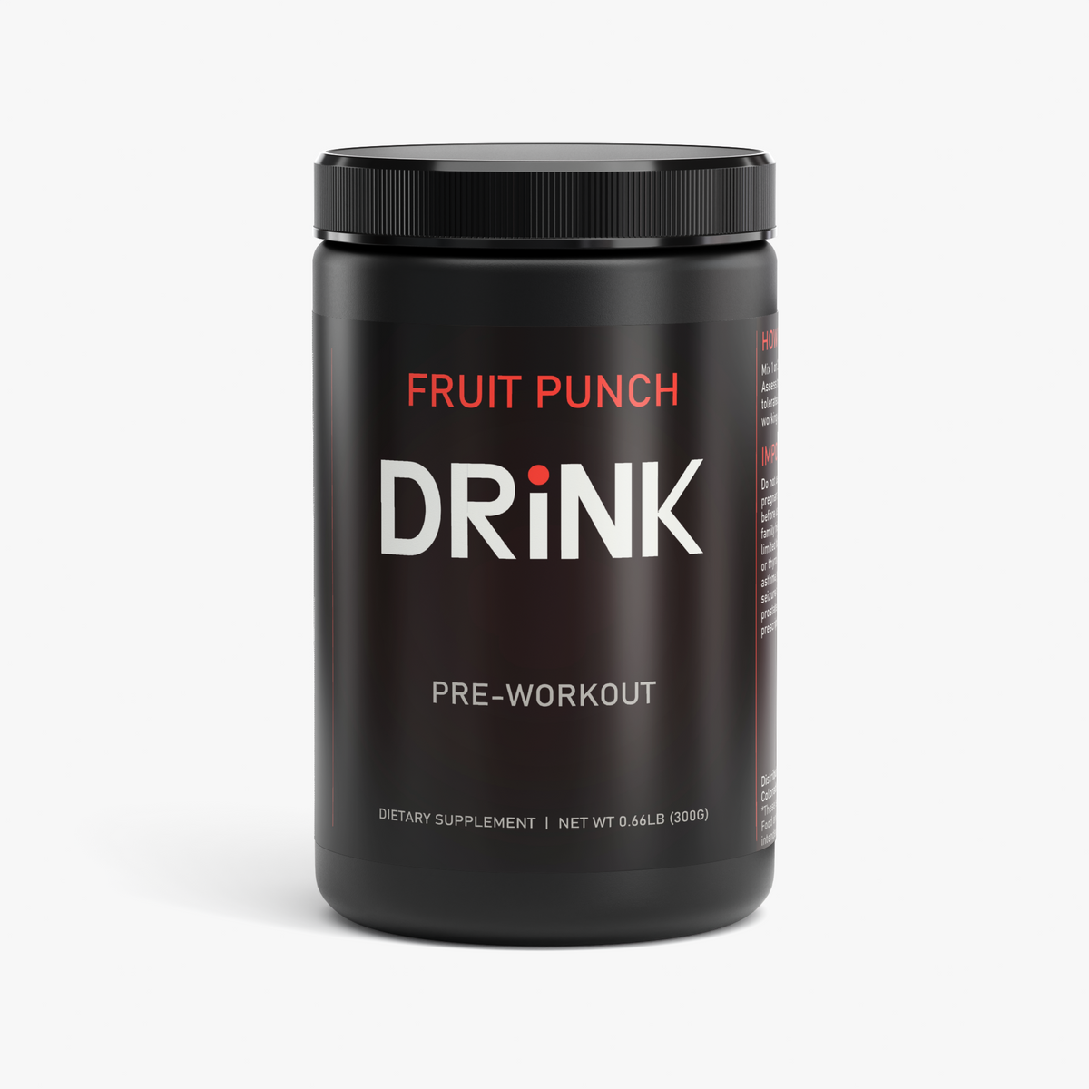 Fruit Punch Pre-Workout Powder